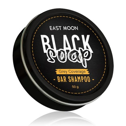 EAST MOON - Black Soap Bar Shampoo (Original)